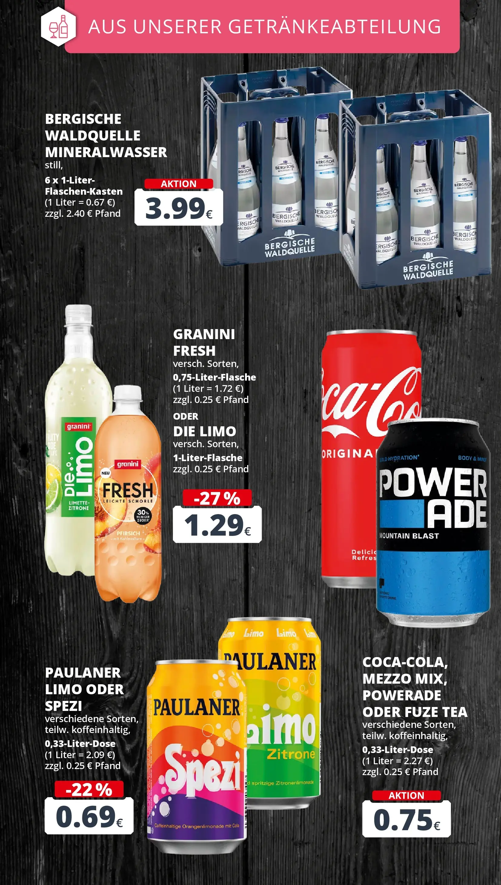 REWE Prospekt ab 22.02.2026 zum Blättern » Angebote | Seite: 19 | Produkte: Fuze tea, Zucker, Zitrone, Paulaner