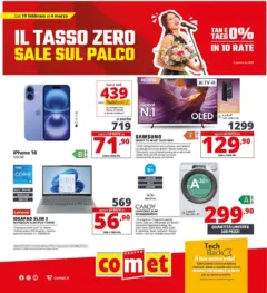 Anteprima del volantino Offerte - Tasso zero sale sul palco valido a partire dal 18.02.2026