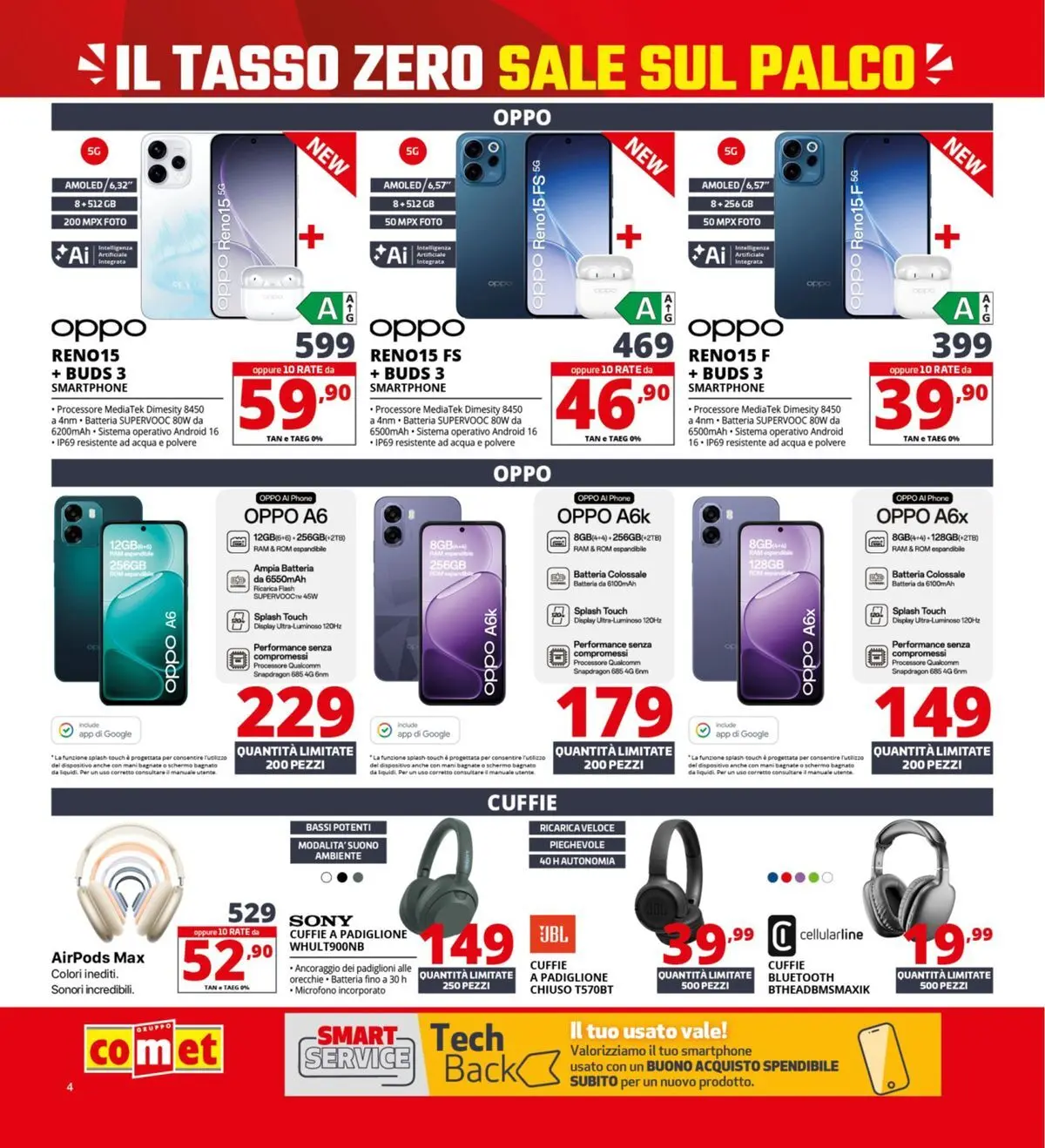 Nuovo Comet Tasso zero catalogo dal 19/02/2026 > offerte anteprima 🛍️ | Pagina: 4 | Prodotti: Schermo, Cornetto, Acqua, Airpods
