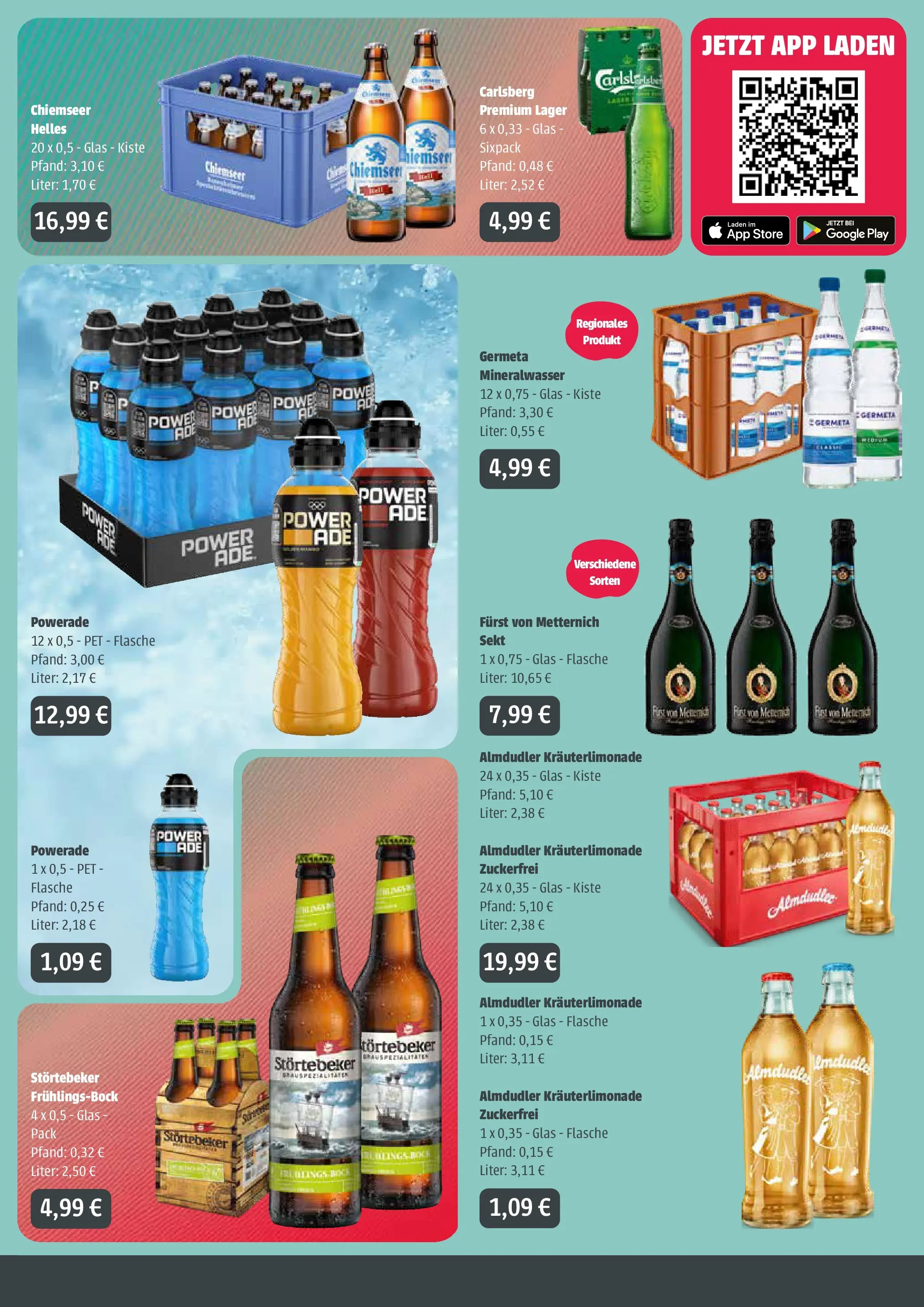 Angebote - Getränke Ellerkamp: Getränkeangebote (ab 22.02.2026) zum Blättern | Seite: 3 | Produkte: Carlsberg, Sekt, Mineralwasser, Powerade