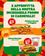 Burger King Promo di Carnevale! - al 20.02.2026