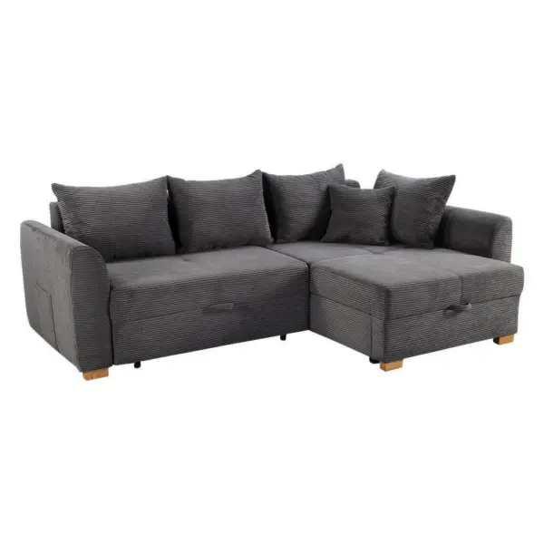 Ecksofa mit Bettfunktion und Bettkasten