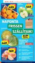 Aldi &uacute;js&aacute;g &eacute;rv&eacute;nyess&eacute;ge 2026.02.21.-ig