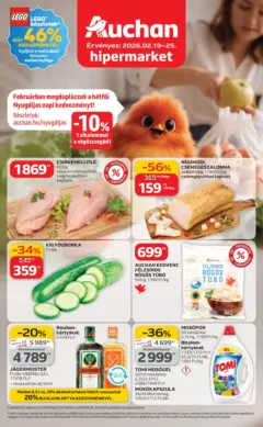 Auchan Akciós újság Budapest - amely érvényes a következő dátumtól: 19.02.2026