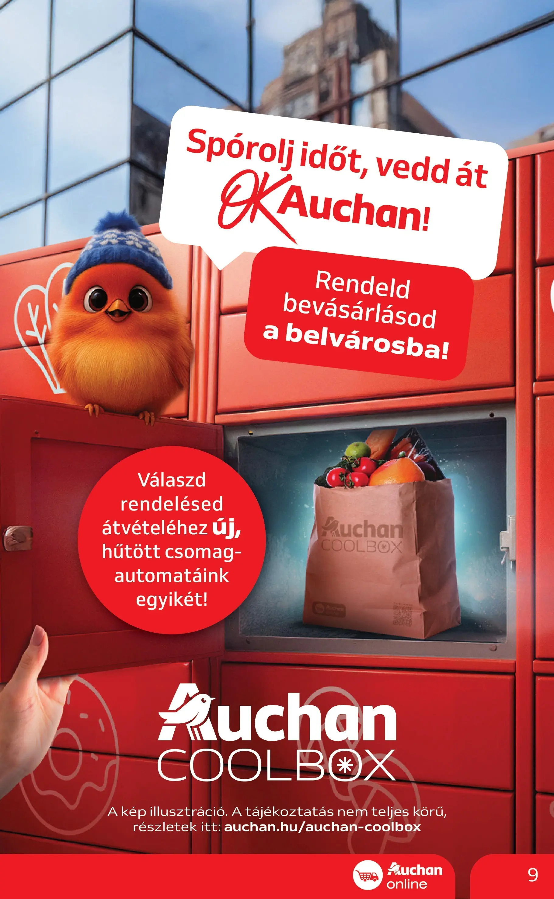 Auchan Akciós újság Miskolc - 2026.02.19. -tól/töl > akció, lapozható szórólap 🛍️ | Oldal: 9
