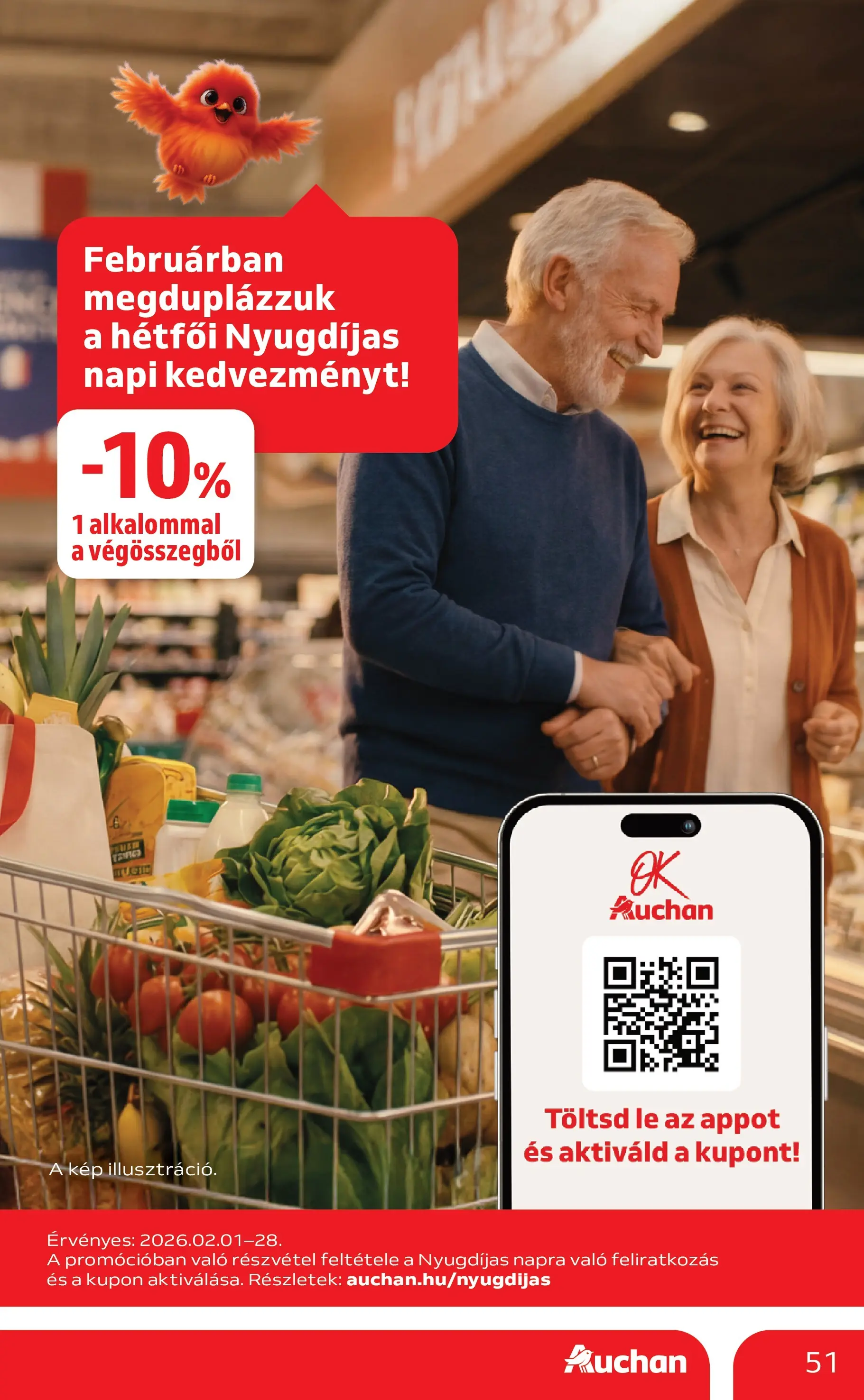 Auchan Akciós újság Miskolc - 2026.02.19. -tól/töl > akció, lapozható szórólap 🛍️ | Oldal: 51