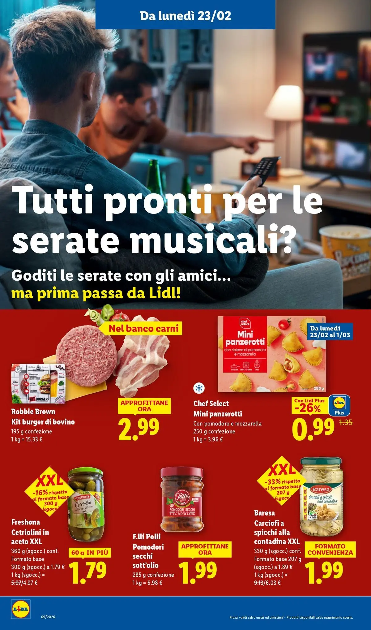 LIDL volantino della prossima settimana dal ﻿22/02/2026﻿ 📣 | Pagina: 18 | Prodotti: Mozzarella, Pomodori, Aceto, Pomodori secchi
