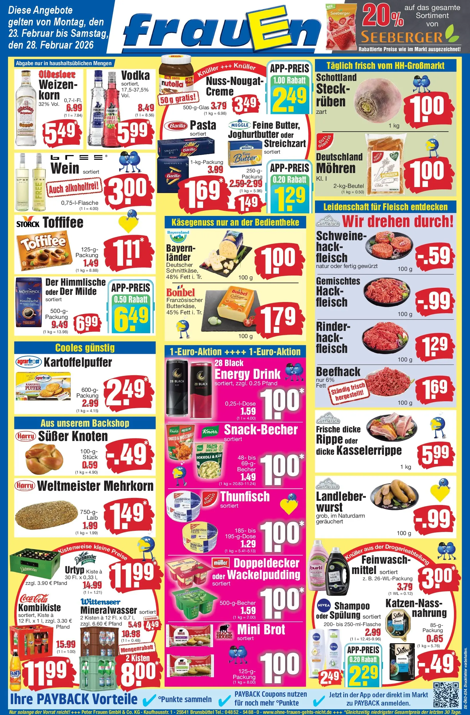 Edeka prospekt Heide	 (ab 21.02.2026) » Angebote Online | Seite: 1 | Produkte: Coca cola, Creme, Mohren, Hackfleisch