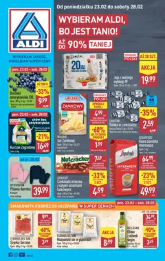 Pogląd oferty "Aldi Gazetka" - ważna od 23.02.2026 Pogląd oferty "Aldi Gazetka" - ważna od 23.02.2026