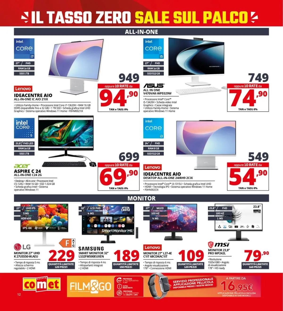 Nuovo Comet Tasso zero catalogo dal 19/02/2026 > offerte anteprima 🛍️ | Pagina: 12 | Prodotti: Monitor, Sale, Video, Samsung