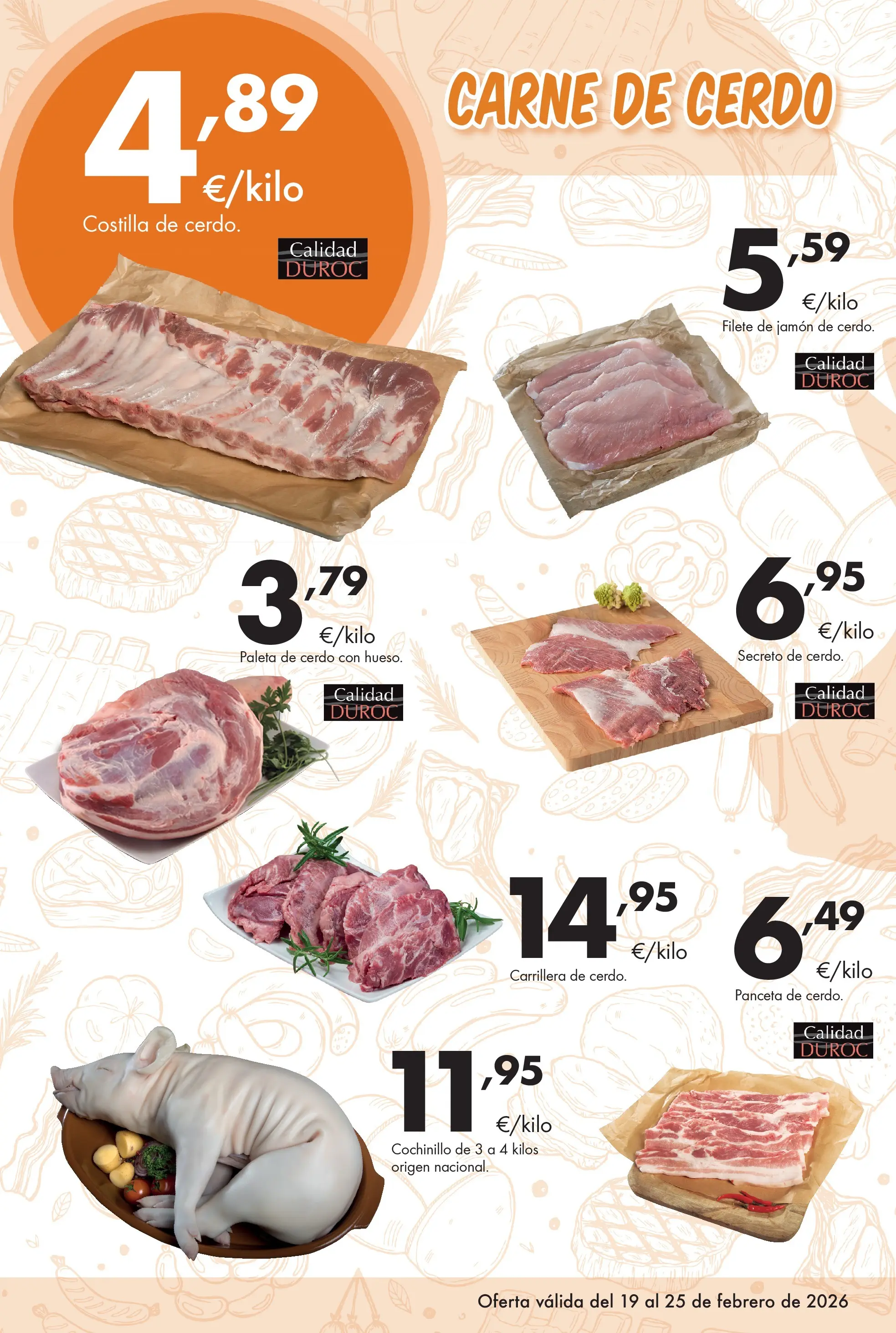 Lupa Supermercados - Tus vecinos de confianza 19/02/2026 - 04/03/2026 | Página: 10 | Productos: Ηλεκτρικός φούρνος, Jamón, Cerdo, Filete