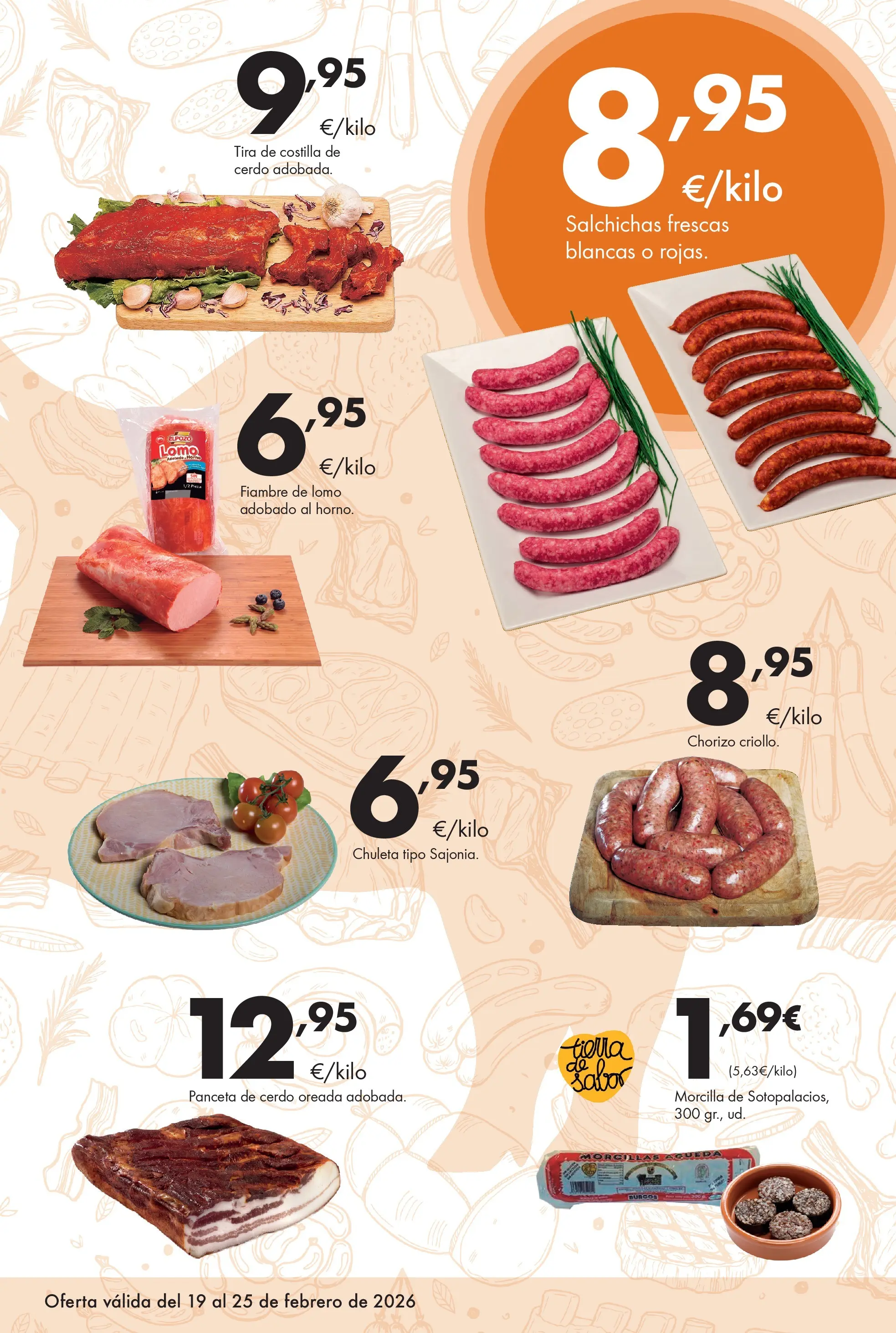 Lupa Supermercados - Tus vecinos de confianza 19/02/2026 - 04/03/2026 | Página: 11 | Productos: Ηλεκτρικός φούρνος, Cerdo, Costilla de cerdo, Horno