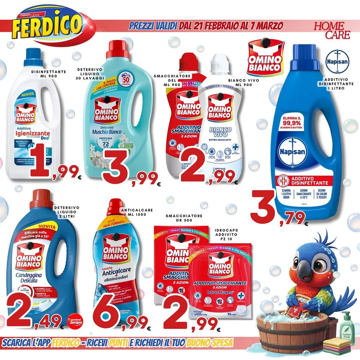 Nuovo Offerte - Offerte valide dal 21 febbraio al 7 marzo dal 20/02/2026 > offerte anteprima 🛍️ | Pagina: 3 | Prodotti: Smacchiatore, Candeggina, Anticalcare, Lavatrice