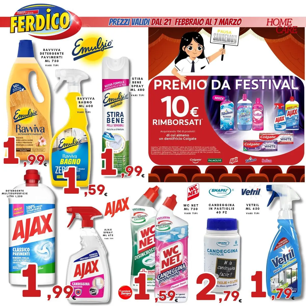 Nuovo Offerte - Offerte valide dal 21 febbraio al 7 marzo dal 20/02/2026 > offerte anteprima 🛍️ | Pagina: 5 | Prodotti: Detergente, Candeggina, WC, Bagno
