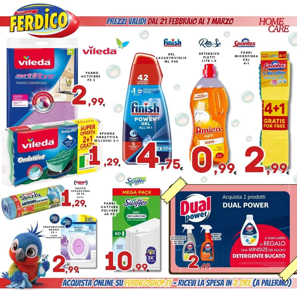 Nuovo Offerte - Offerte valide dal 21 febbraio al 7 marzo dal 20/02/2026 > offerte anteprima 🛍️ | Pagina: 7 | Prodotti: Spugna, Detergente, Lavatrice, Bagno