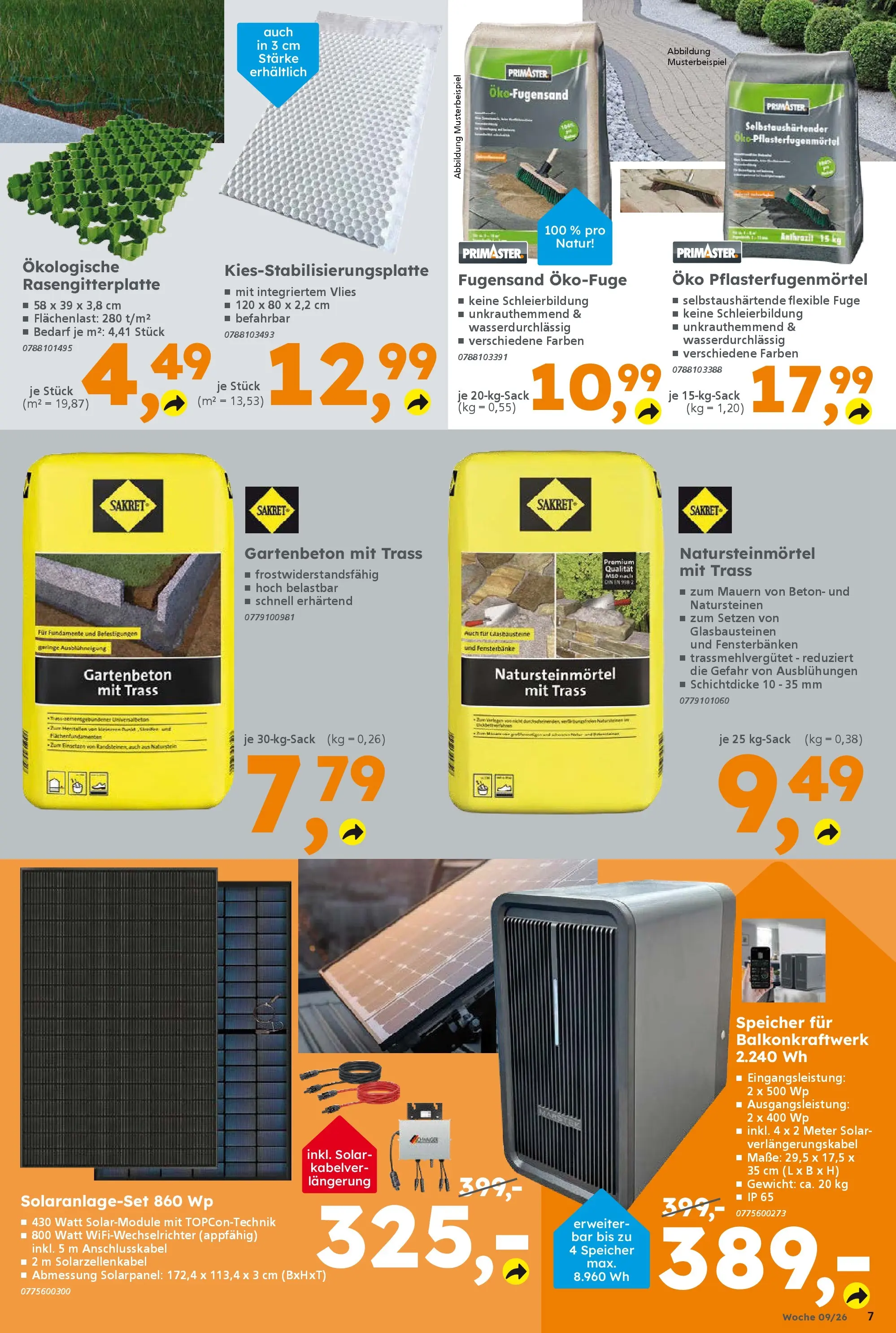 Globus Baumarkt prospekt Friedberg	 (ab 22.02.2026) zum Blättern | Seite: 7