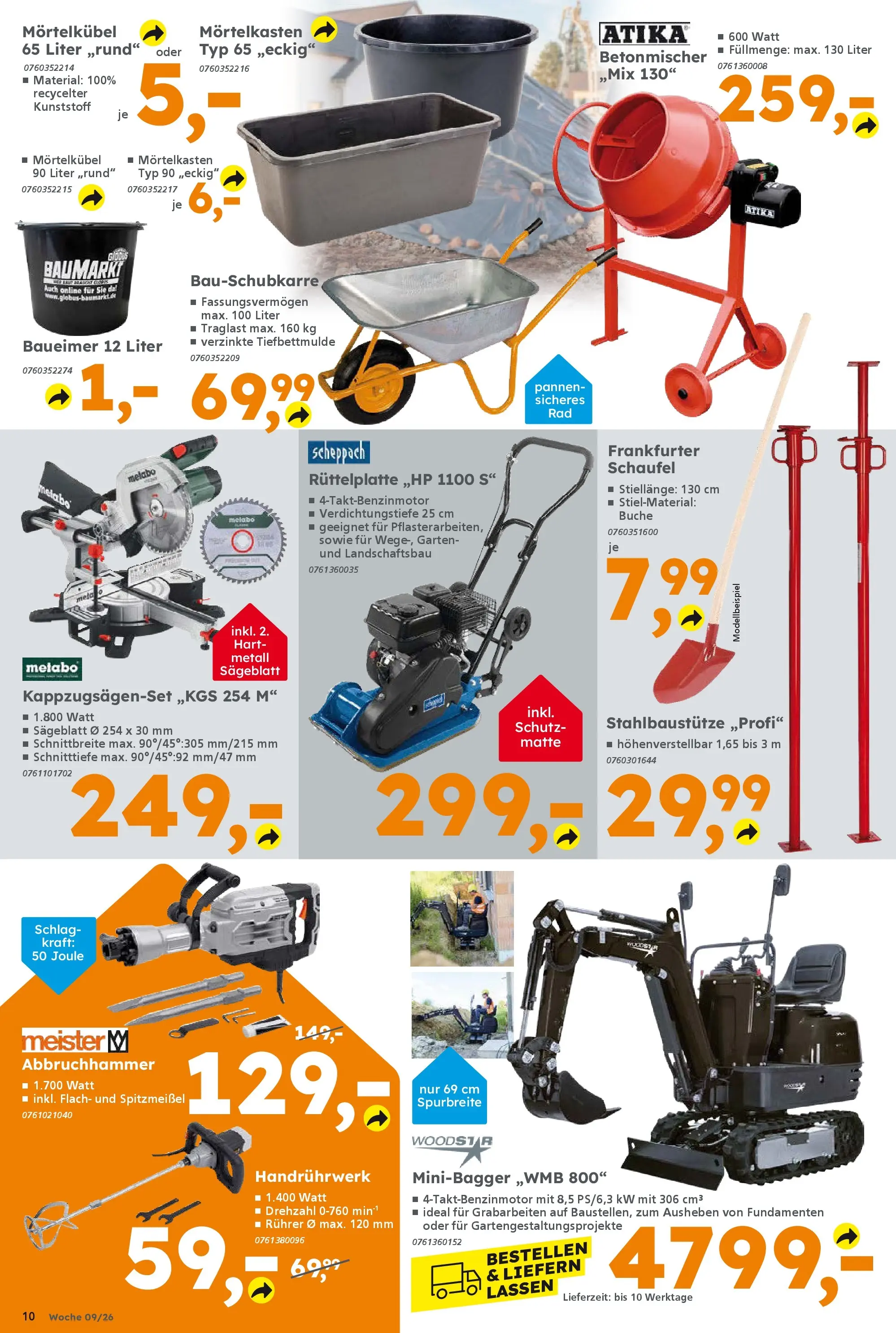 Globus Baumarkt prospekt Friedberg	 (ab 22.02.2026) zum Blättern | Seite: 10