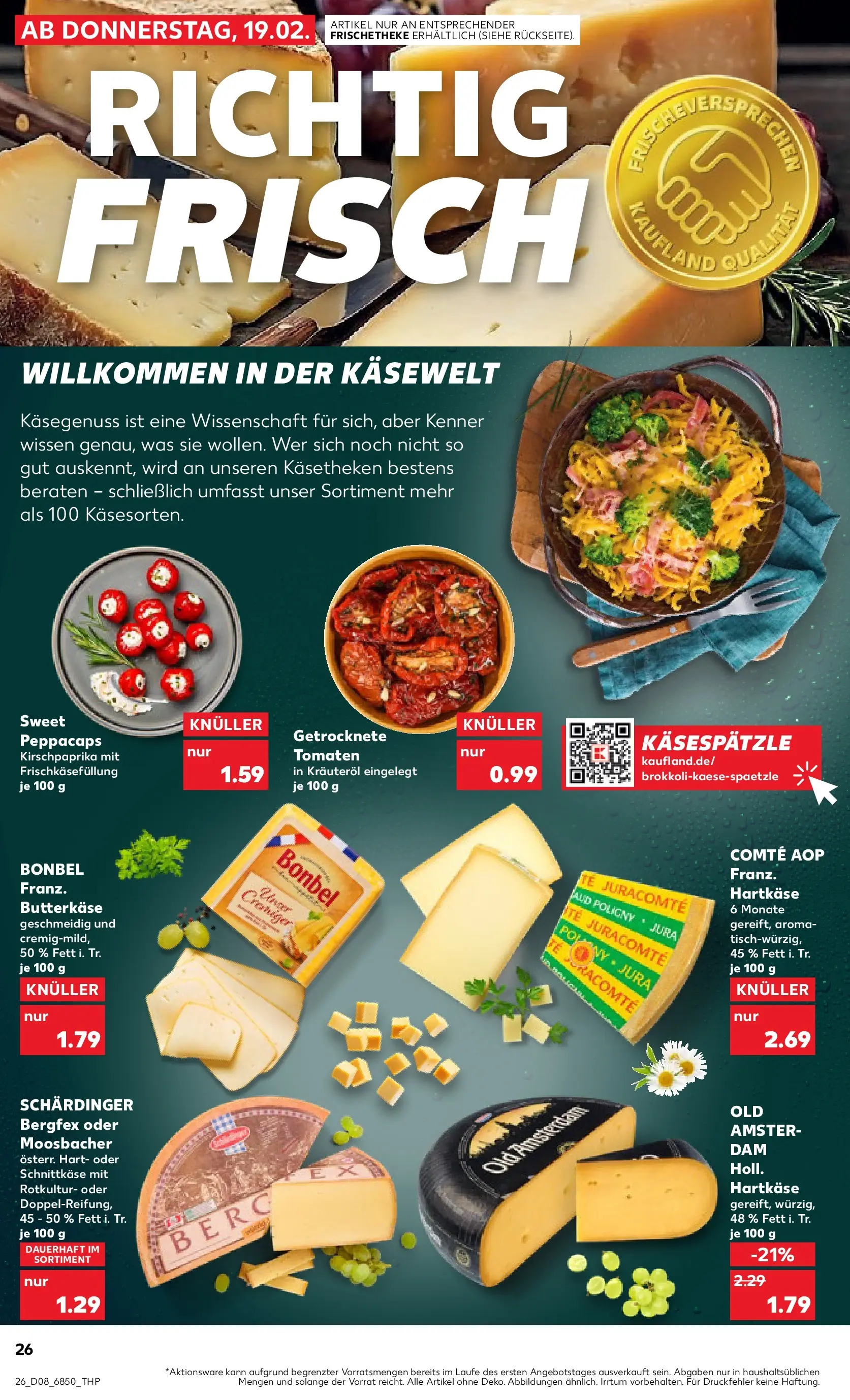 Prospekt Kaufland ab 22.02.2026 » Angebote Online zum Blättern | Seite: 26 | Produkte: Butter, Tomaten