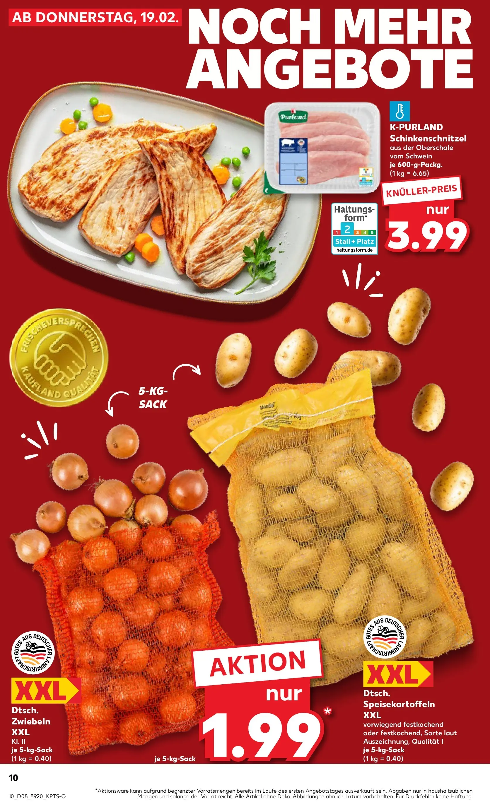 Prospekt Kaufland ab 22.02.2026 » Angebote Online zum Blättern | Seite: 10 | Produkte: Zwiebeln