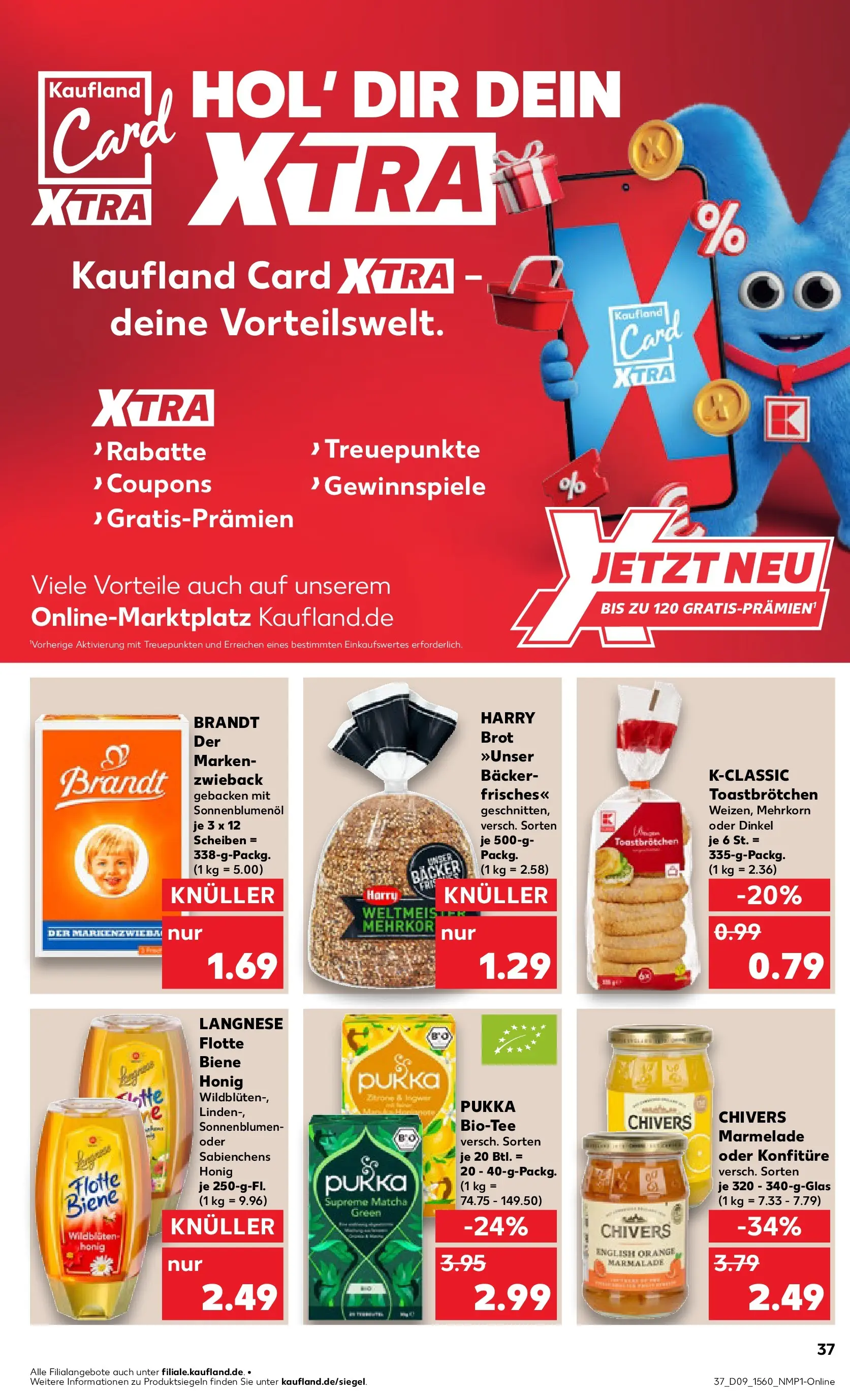 Prospekt Kaufland ab 26.02.2026 » Angebote und Werbung Online | Seite: 37 | Produkte: Langnese, Sonnenblumenol, Brot Prospekt Kaufland ab 26.02.2026 » Angebote Online zum Blättern | Seite: 37 | Produkte: Langnese, Sonnenblumenol, Brot