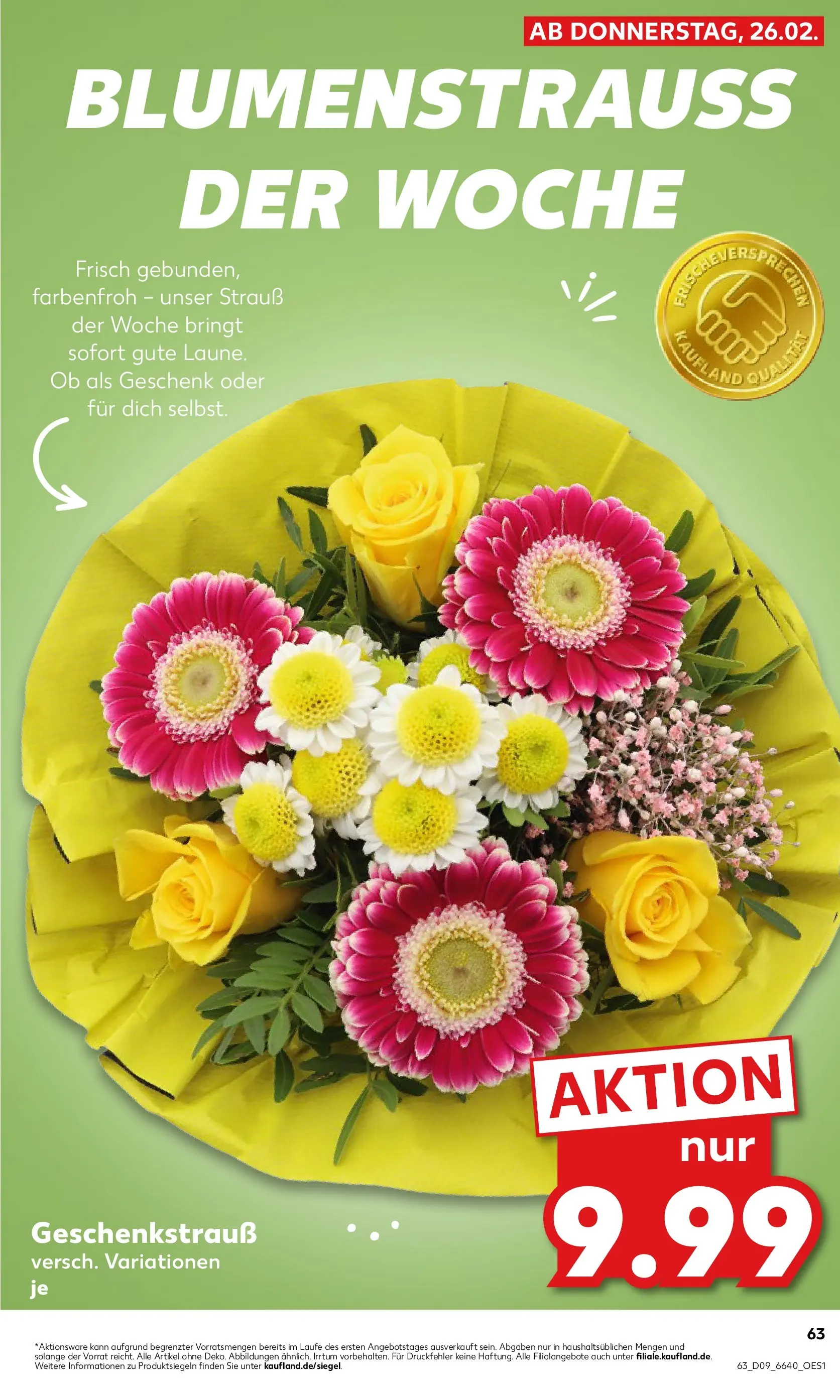 Prospekt Kaufland ab 26.02.2026 » Angebote und Werbung Online | Seite: 63 Prospekt Kaufland ab 26.02.2026 » Angebote Online zum Blättern | Seite: 63