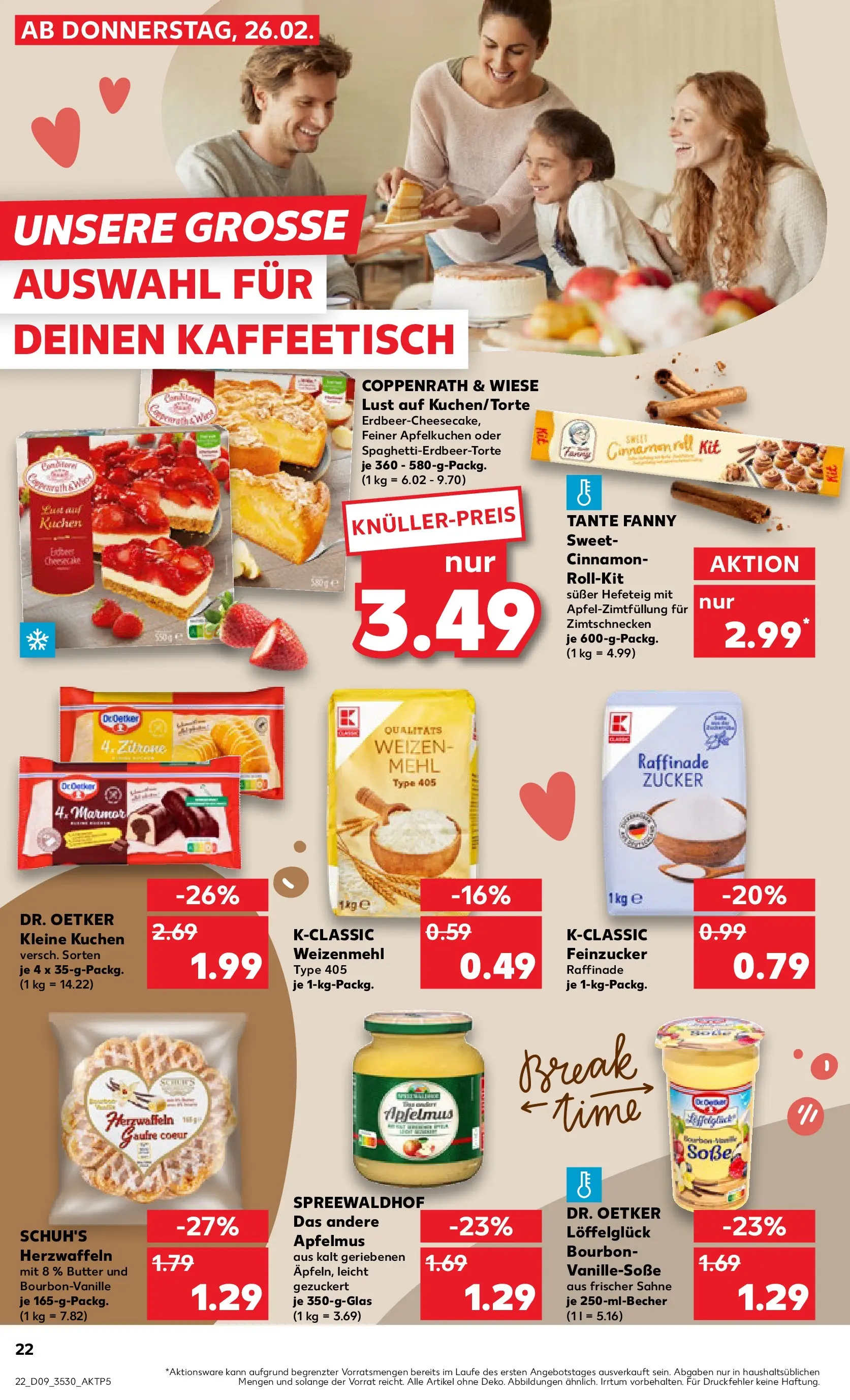 Prospekt Kaufland ab 26.02.2026 » Angebote und Werbung Online | Seite: 22 | Produkte: Mehl, Butter, Weizenmehl, Apple Prospekt Kaufland ab 26.02.2026 » Angebote Online zum Blättern | Seite: 22 | Produkte: Mehl, Butter, Weizenmehl, Apple
