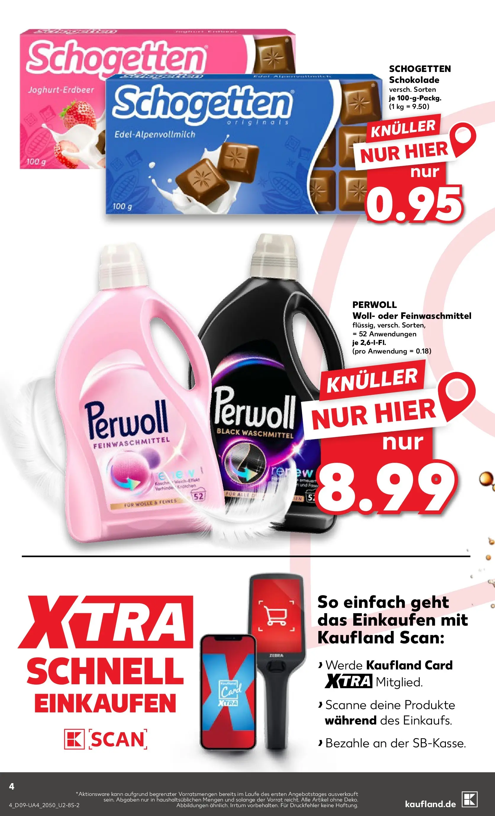Prospekt Kaufland ab 26.02.2026 » Angebote und Werbung Online | Seite: 4 | Produkte: Schokolade, Perwoll, Waschmittel, Schogetten Prospekt Kaufland ab 26.02.2026 » Angebote Online zum Blättern | Seite: 4 | Produkte: Schokolade, Perwoll, Waschmittel, Schogetten