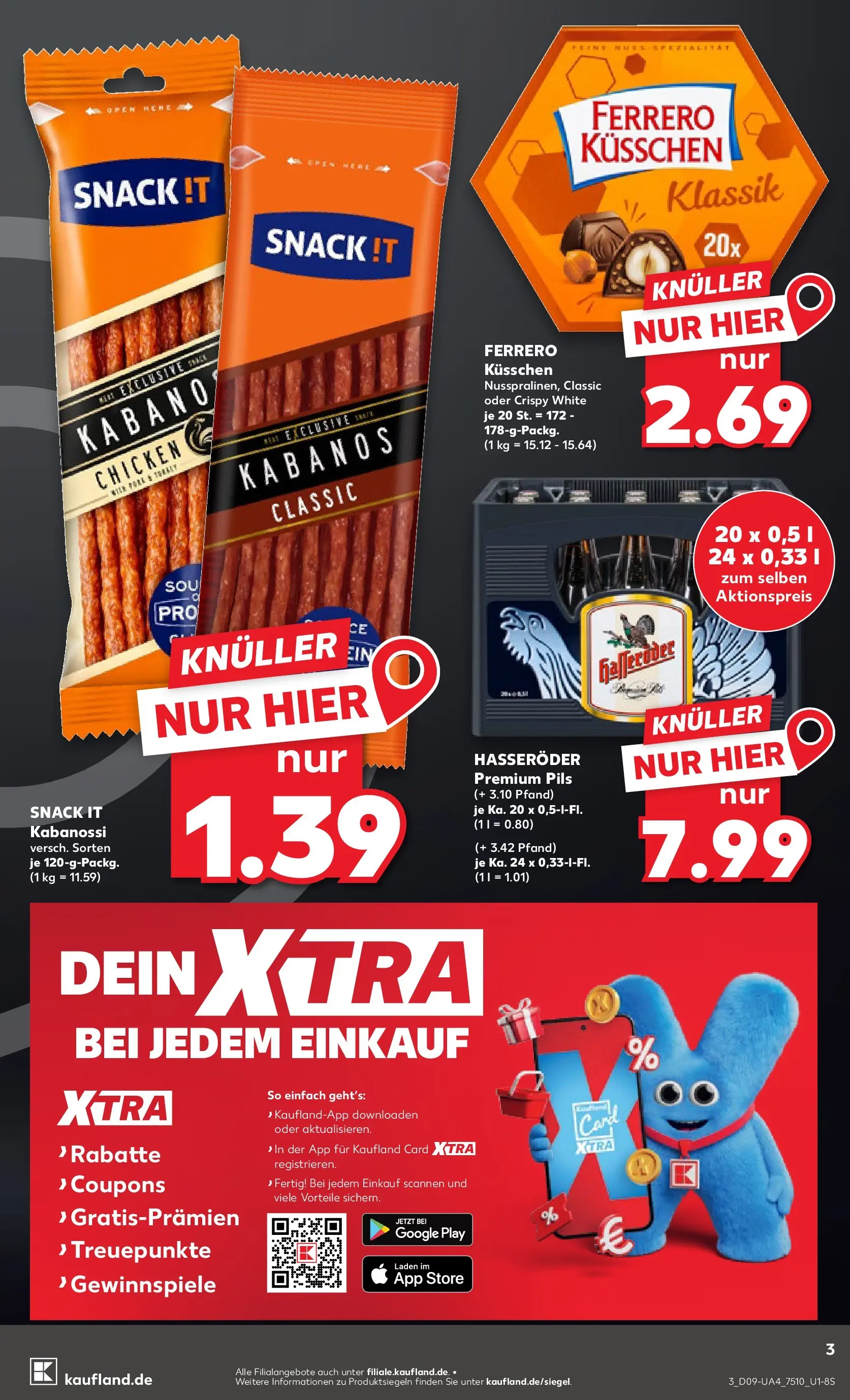 Prospekt Kaufland ab 26.02.2026 » Angebote Online zum Blättern | Seite: 3 | Produkte: Pils, Hasseröder