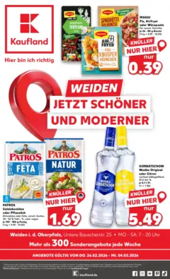 Kaufland prospekt Weiden In Der Oberpfalz	 ab 26.02.2026 gültig