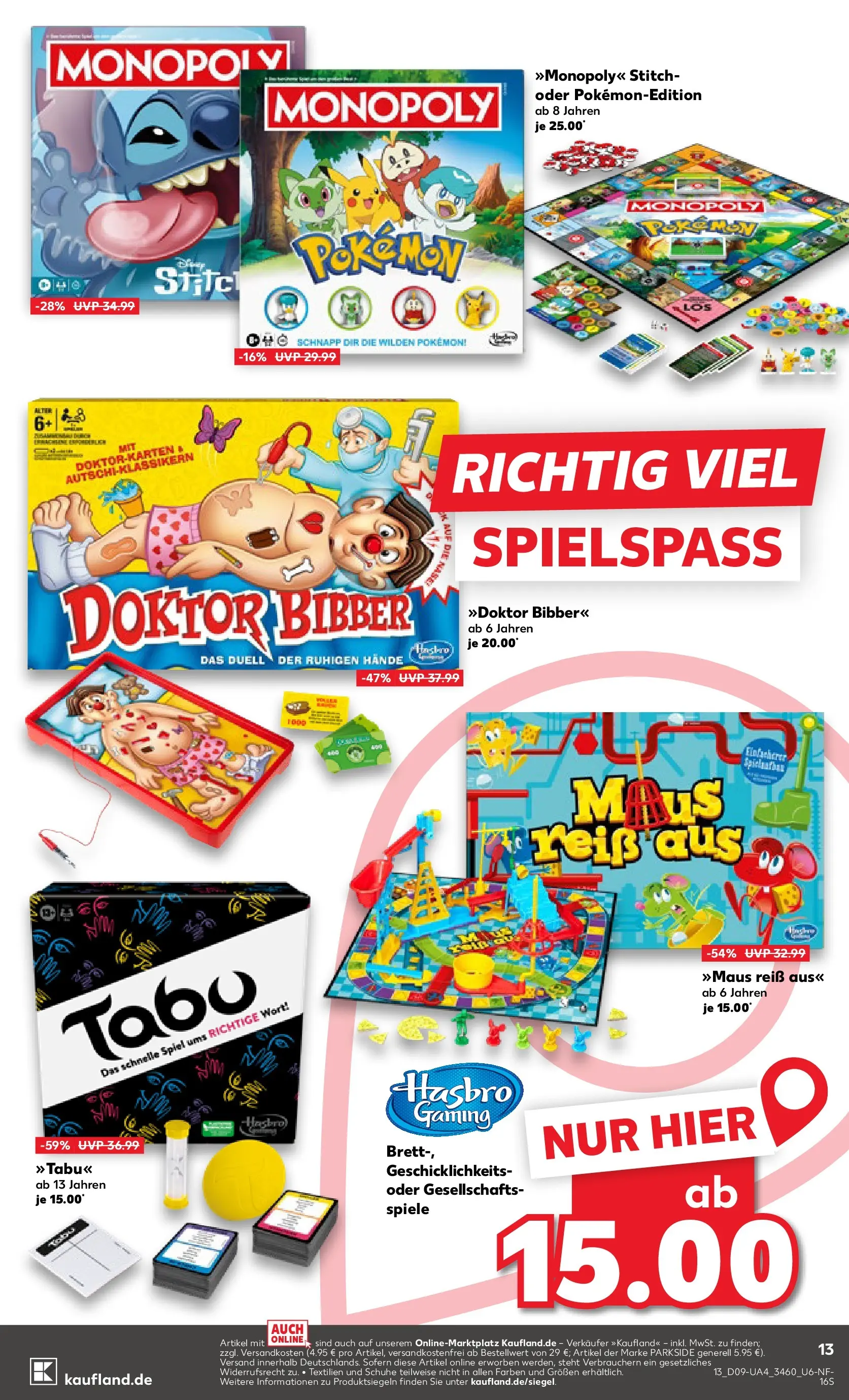 Prospekt Kaufland ab 26.02.2026 » Angebote Online zum Blättern | Seite: 13 | Produkte: Spiel, Maus