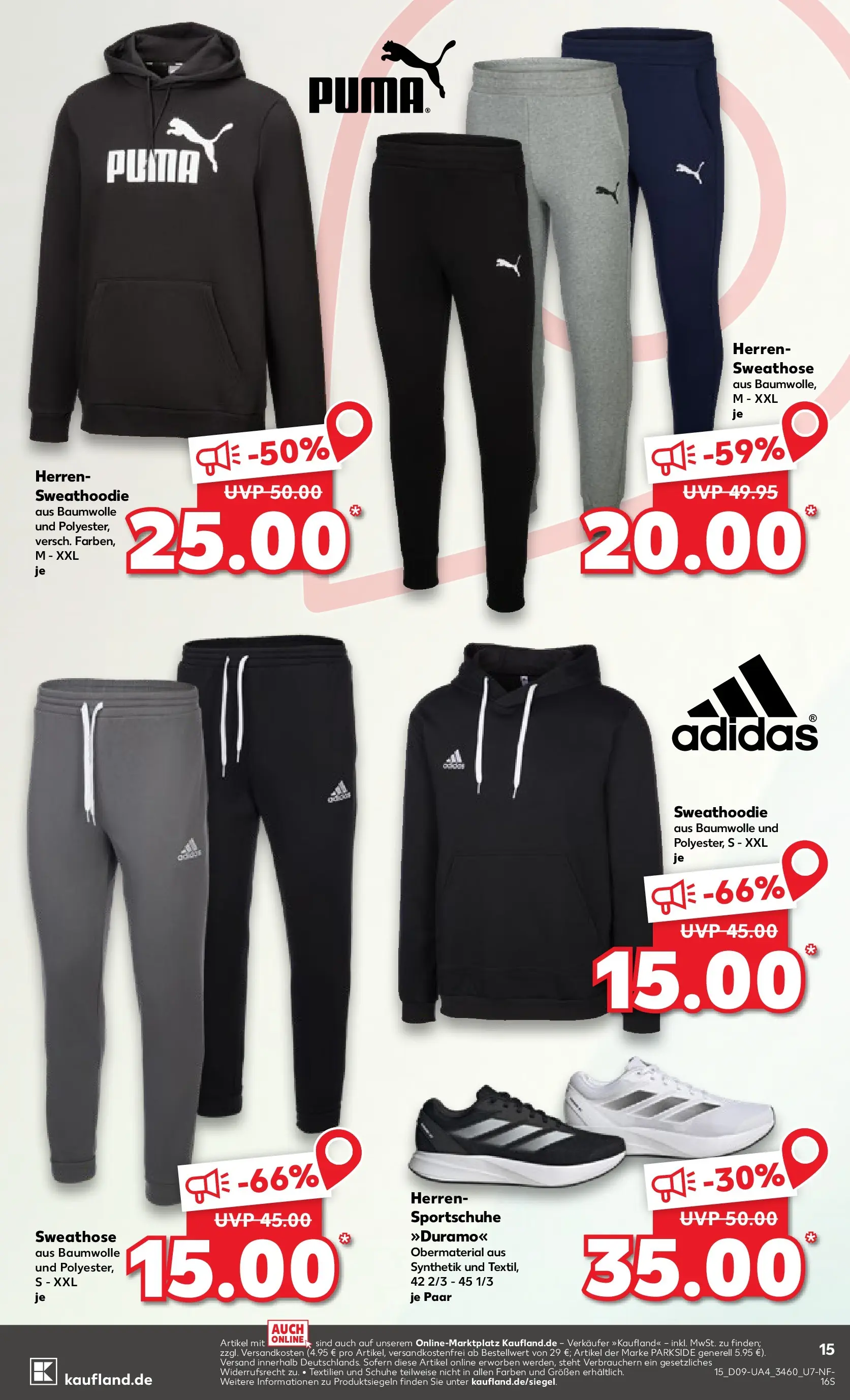 Prospekt Kaufland ab 26.02.2026 » Angebote Online zum Blättern | Seite: 15 | Produkte: Sweathose, Hoodie