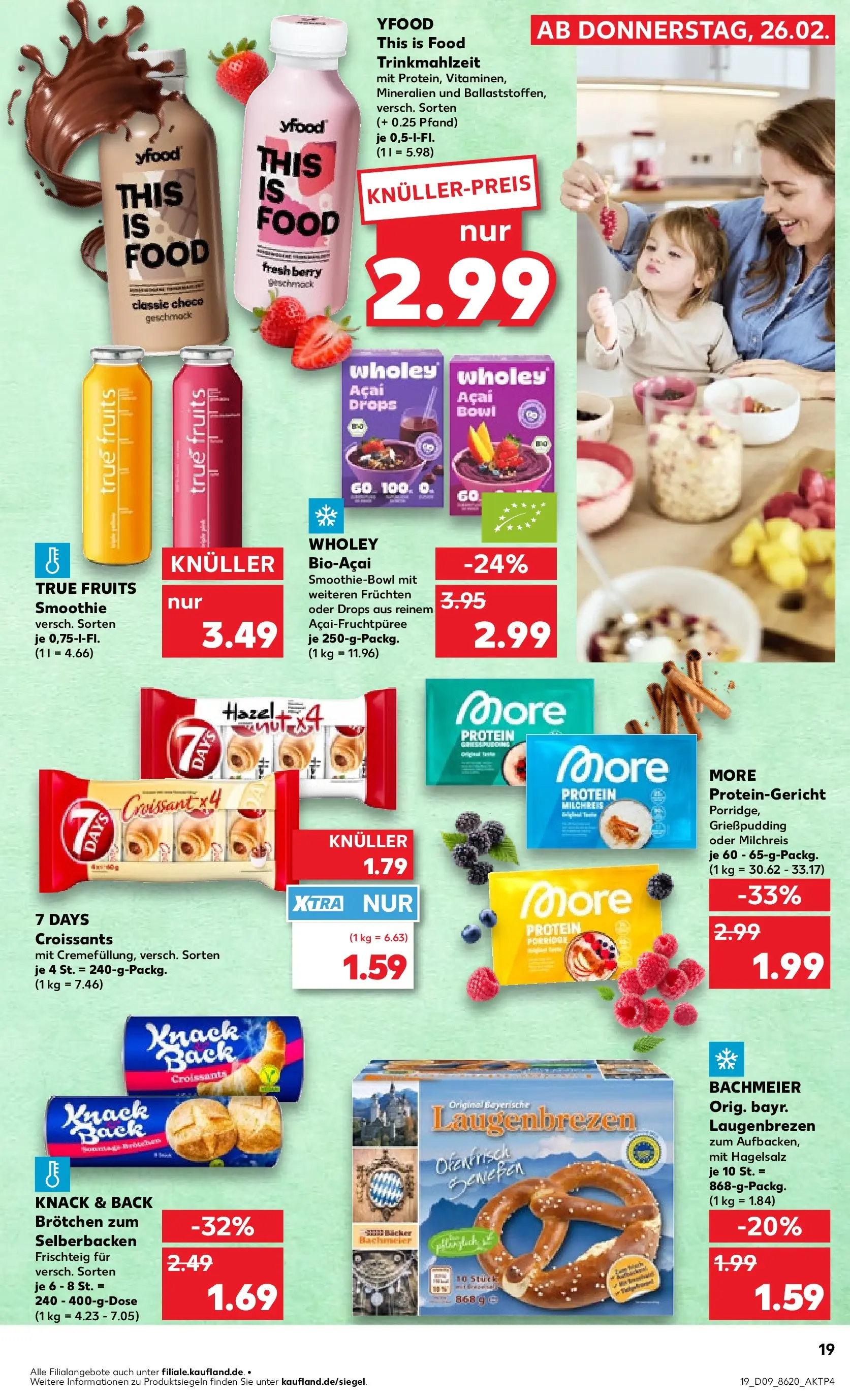 Prospekt Kaufland ab 26.02.2026 » Angebote und Werbung Online | Seite: 23 | Produkte: Croissant, YFood Prospekt Kaufland ab 26.02.2026 » Angebote Online zum Blättern | Seite: 23 | Produkte: Croissant, YFood