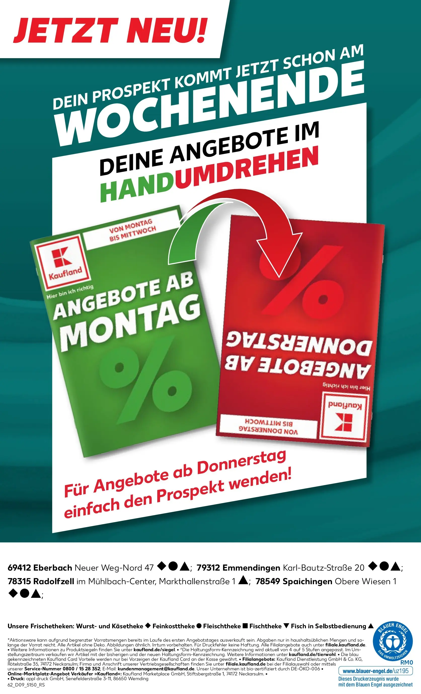 Prospekt Kaufland ab 26.02.2026 » Angebote und Werbung Online | Seite: 62 | Produkte: Fisch, Wurst Prospekt Kaufland ab 26.02.2026 » Angebote Online zum Blättern | Seite: 62 | Produkte: Fisch, Wurst