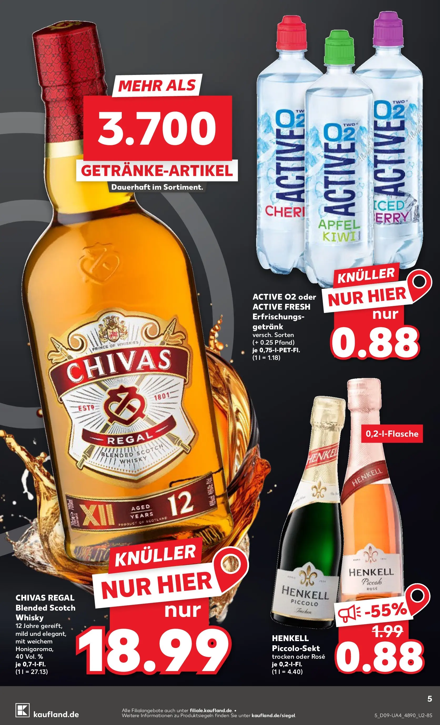 Prospekt Kaufland ab 26.02.2026 » Angebote Online zum Blättern | Seite: 5 | Produkte: Whisky, Regal, Äpfel