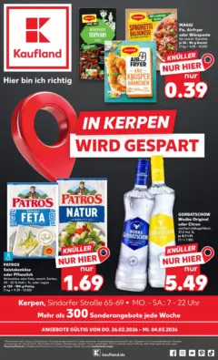 Kaufland prospekt Kerpen	 ab 26.02.2026 gültig