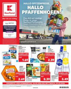 Kaufland prospekt Schrobenhausen	 ab 26.02.2026 gültig