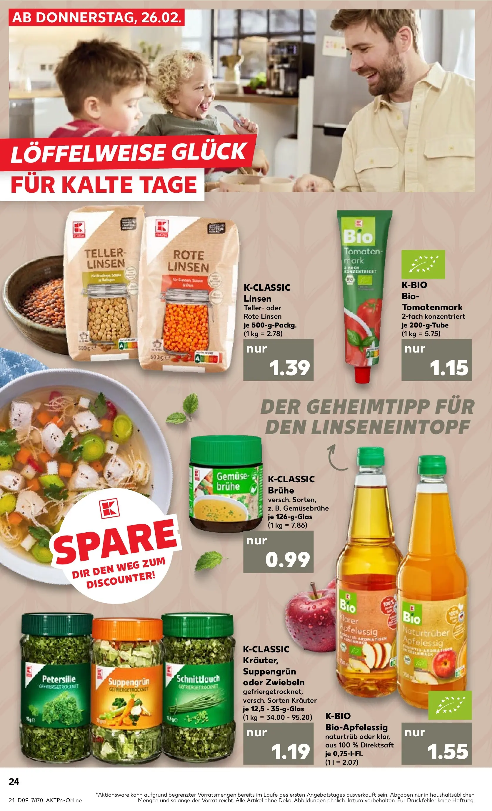 Prospekt Kaufland ab 26.02.2026 » Angebote Online zum Blättern | Seite: 28 | Produkte: Tomaten, Zwiebeln, Gemüse, Petersilie