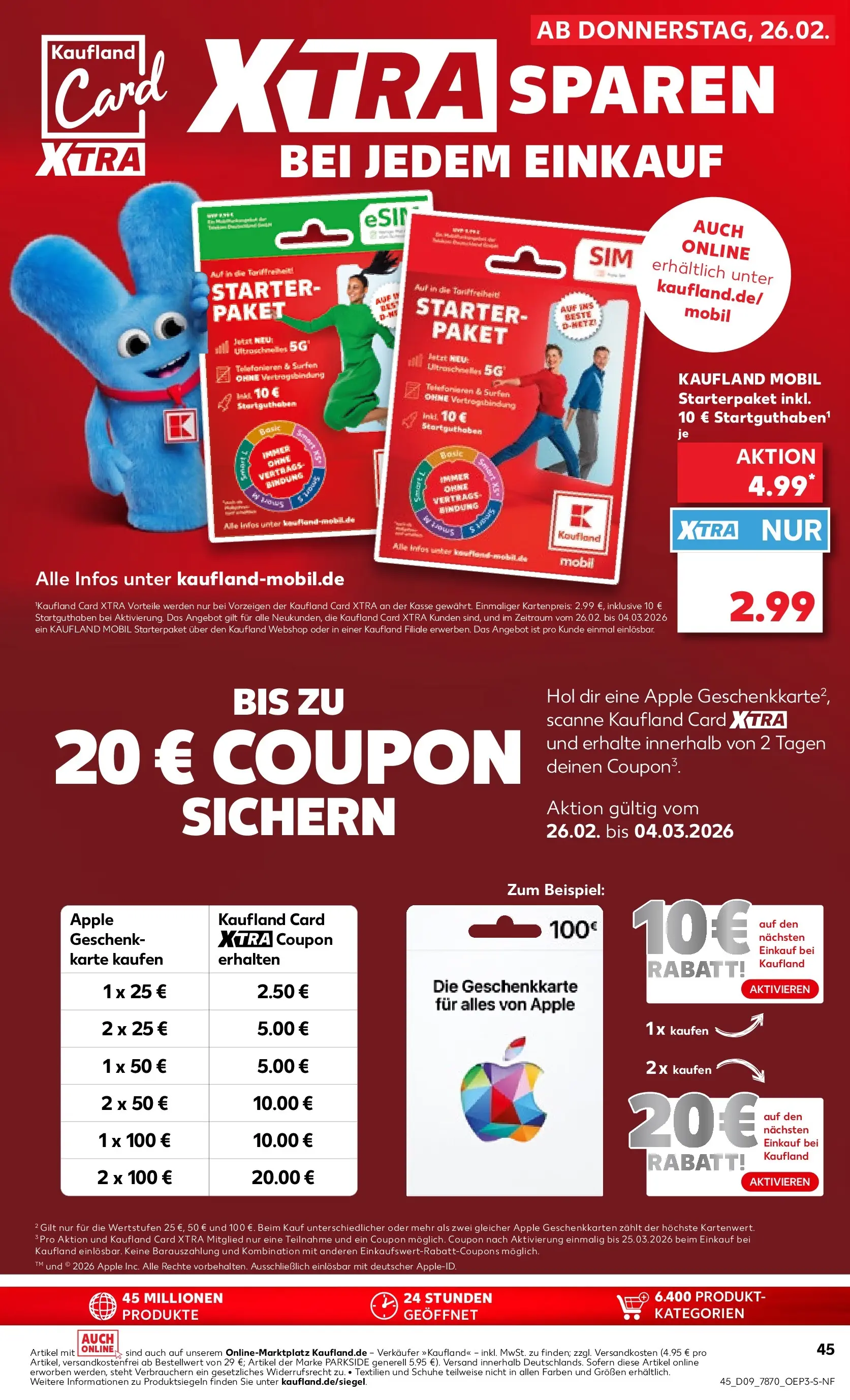 Prospekt Kaufland ab 26.02.2026 » Angebote Online zum Blättern | Seite: 49 | Produkte: Apple
