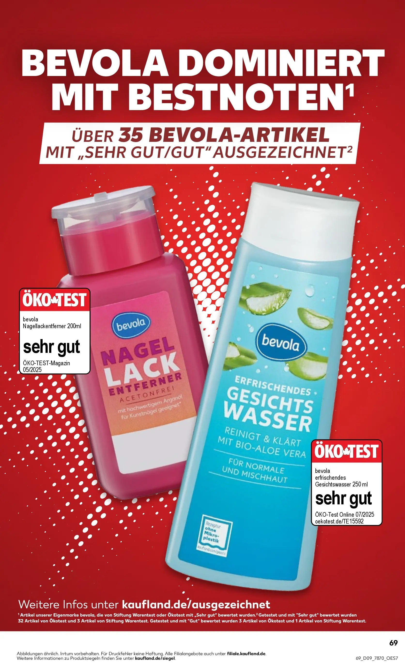Prospekt Kaufland ab 26.02.2026 » Angebote Online zum Blättern | Seite: 73 | Produkte: Toner, Wasser, Nagellackentferner