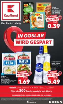 Kaufland prospekt Goslar	 ab 26.02.2026 gültig