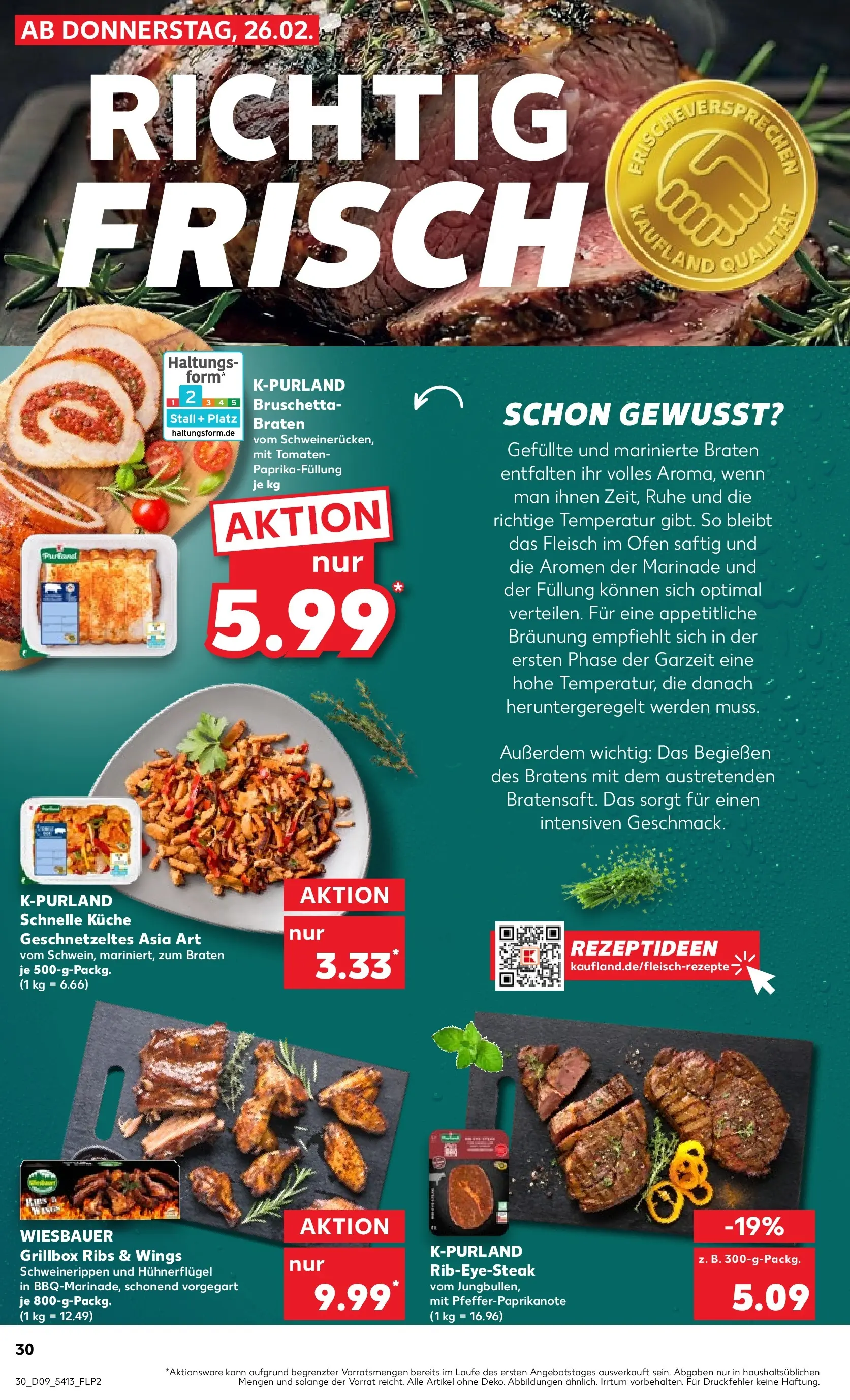 Prospekt Kaufland ab 26.02.2026 » Angebote Online zum Blättern | Seite: 34 | Produkte: Ofen, Küche, Tomaten, Fleisch