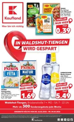 Kaufland prospekt Waldshut-Tiengen	 ab 26.02.2026 gültig