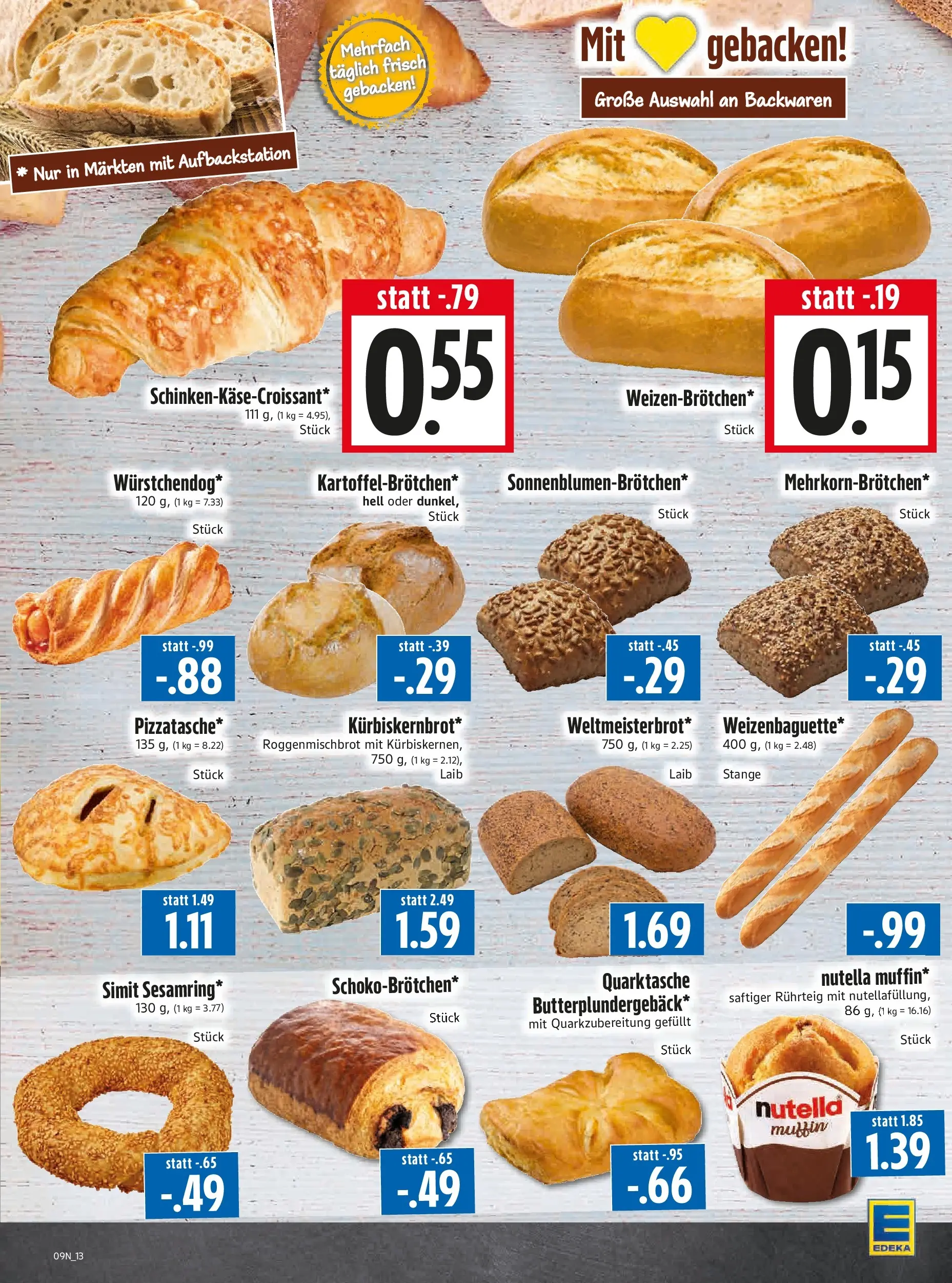 Angebote - Edeka Hahner: Wochenangebote (ab 22.02.2026) zum Blättern | Seite: 15 | Produkte: Nutella