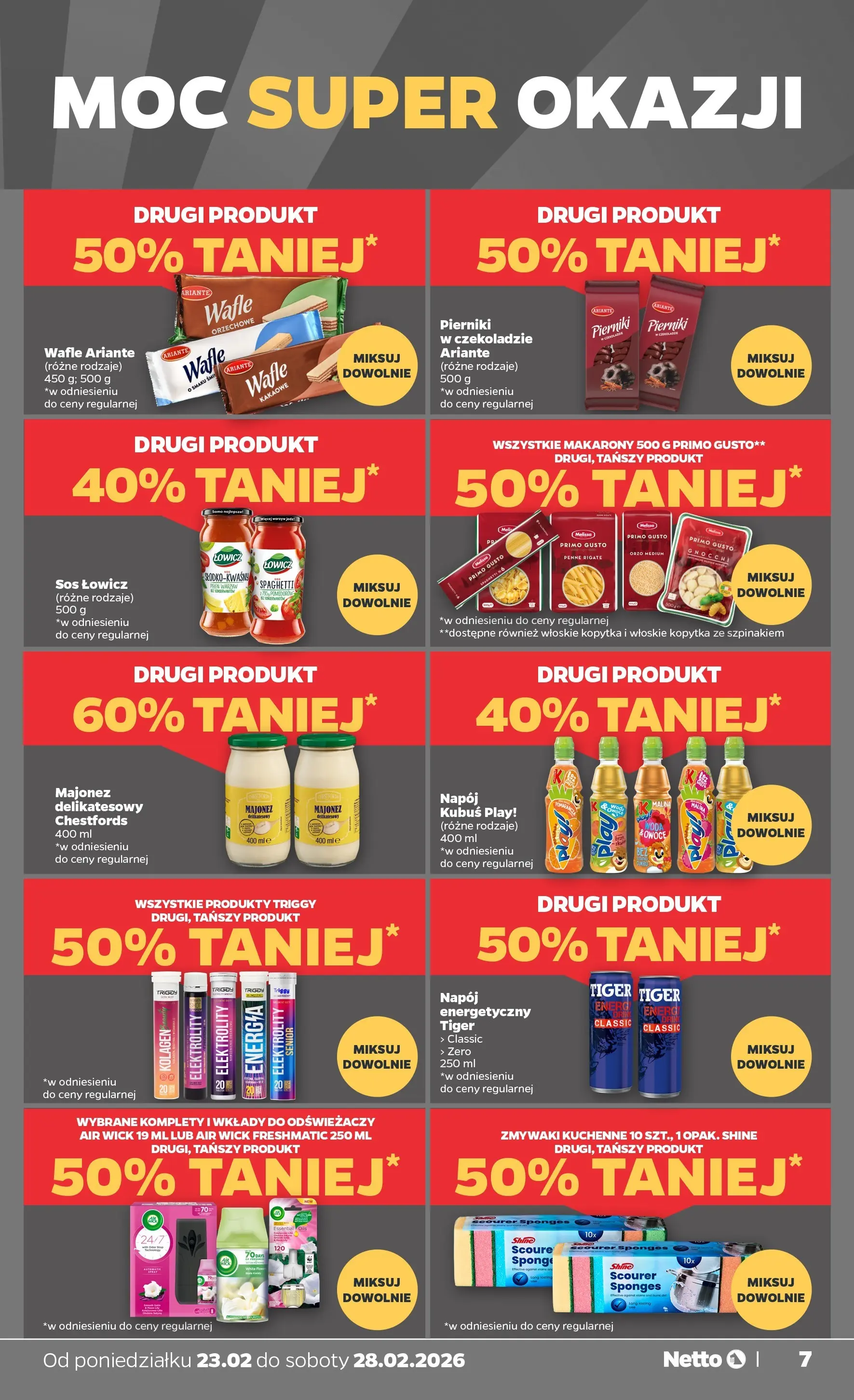 Netto - NETTO T09A ważne do 28.02.2026 od 22.02.2026 - Aktualne promocje | Strona: 7 | Produkty: Malina, Penne, Makarony, Kopytka