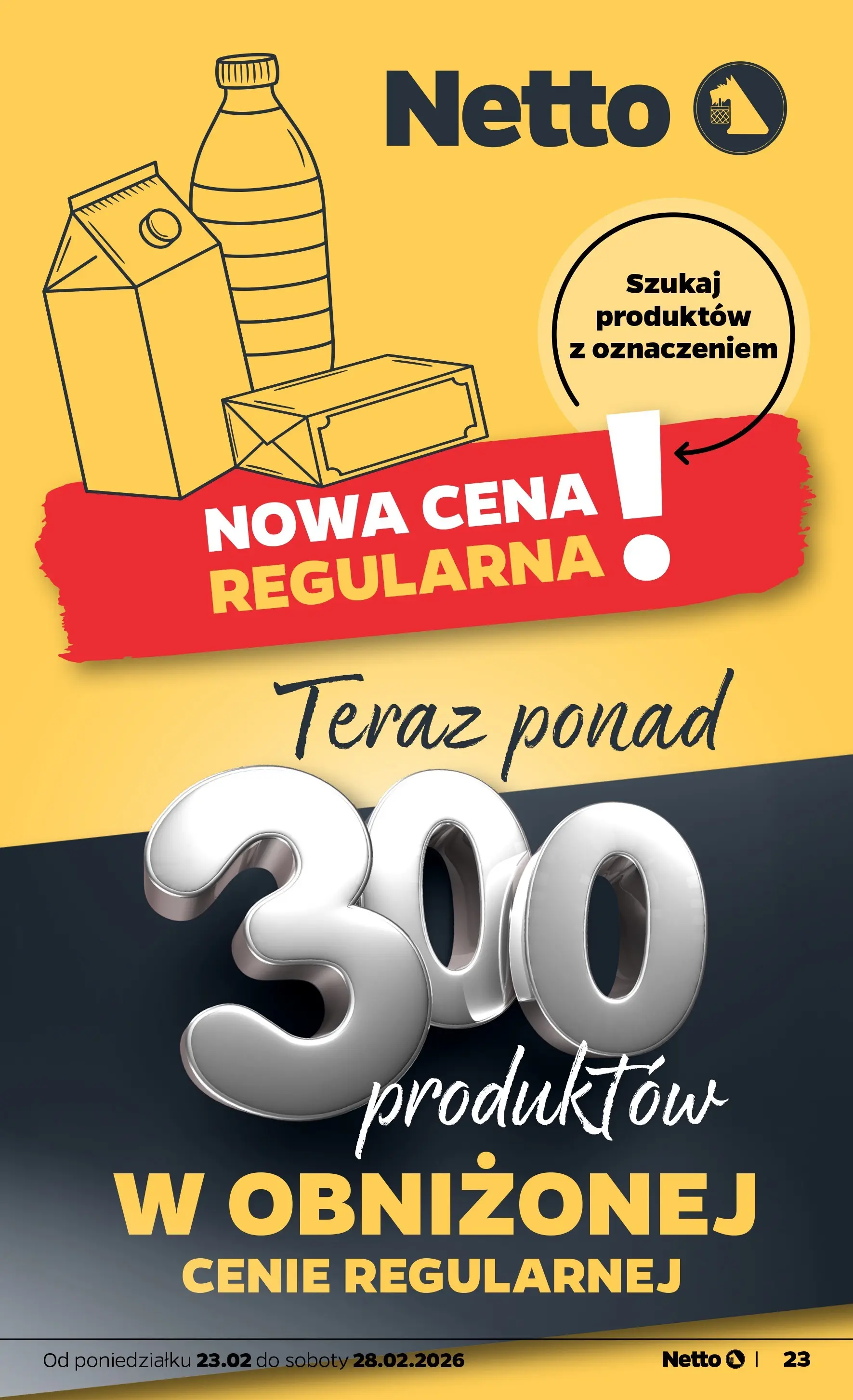Netto - NETTO T09A ważne do 28.02.2026 od 22.02.2026 - Aktualne promocje | Strona: 23