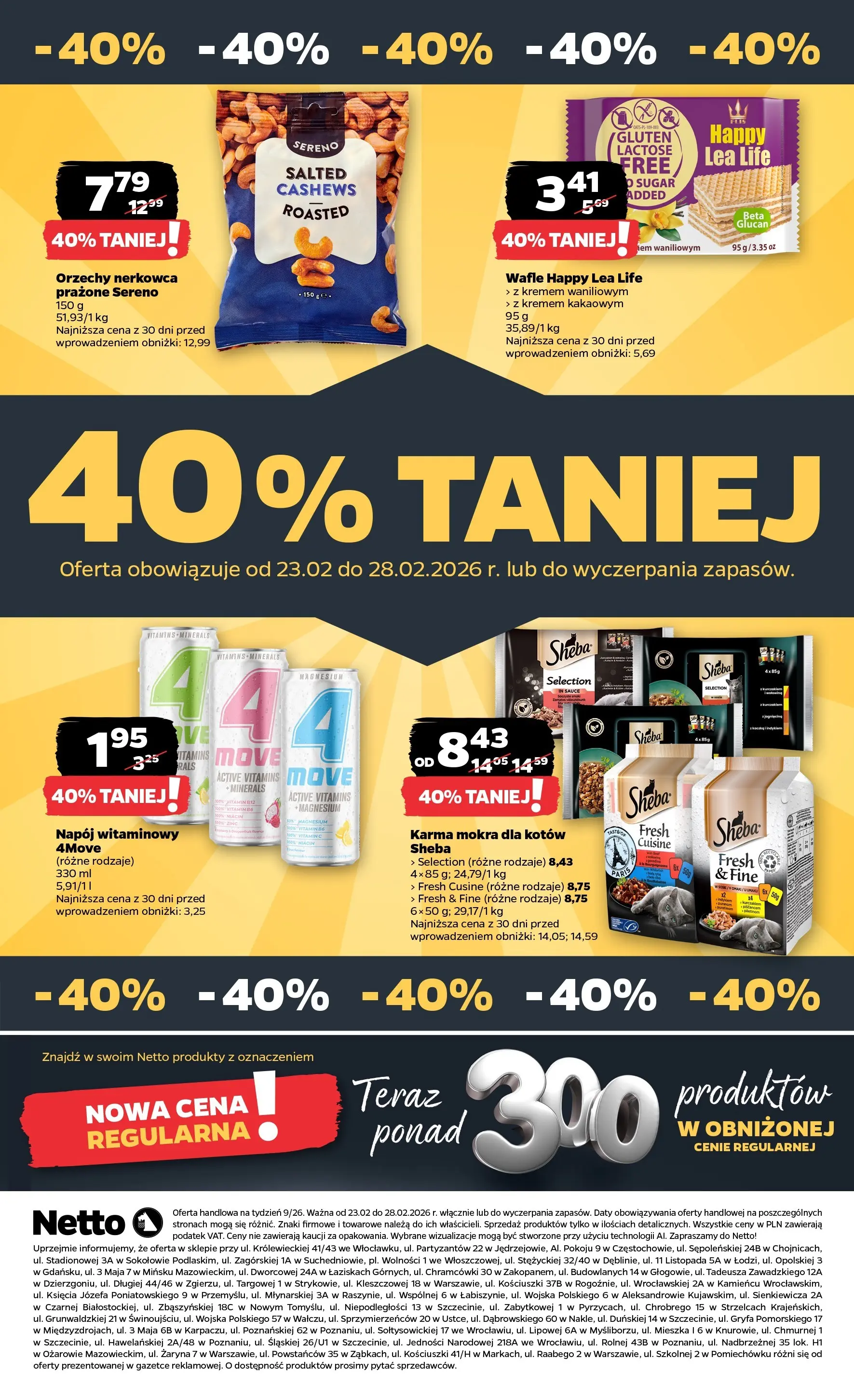 Netto - NETTO T09A ważne do 28.02.2026 od 22.02.2026 - Aktualne promocje | Strona: 31 | Produkty: Wafle, Orzechy