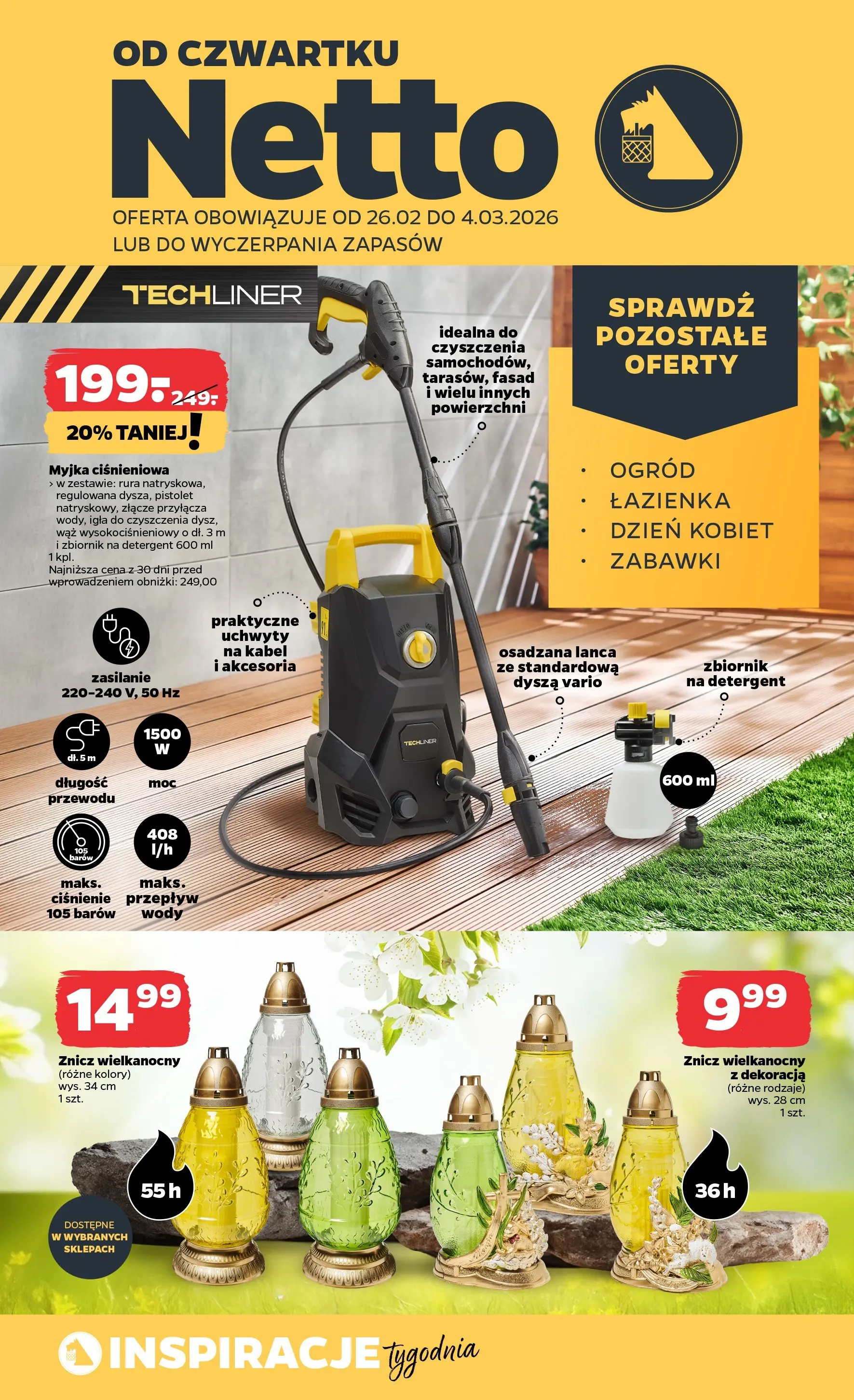 Netto gazetka - Spożywcza od 26.02.2026 - Aktualne promocje | Strona: 23 | Produkty: Kabel, Złącze, Detergent
