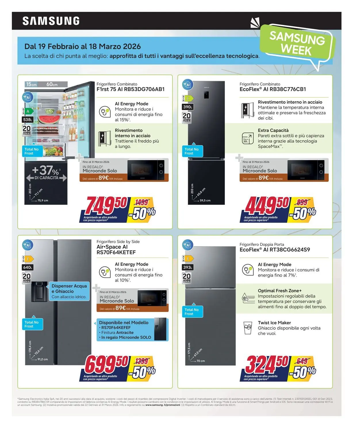 Nuovo Offerte - Il meno caro lo paghi la metà da Trony! dal 19/02/2026 > offerte anteprima 🛍️ | Pagina: 10 | Prodotti: Microonde, Compressore, Acqua, Data