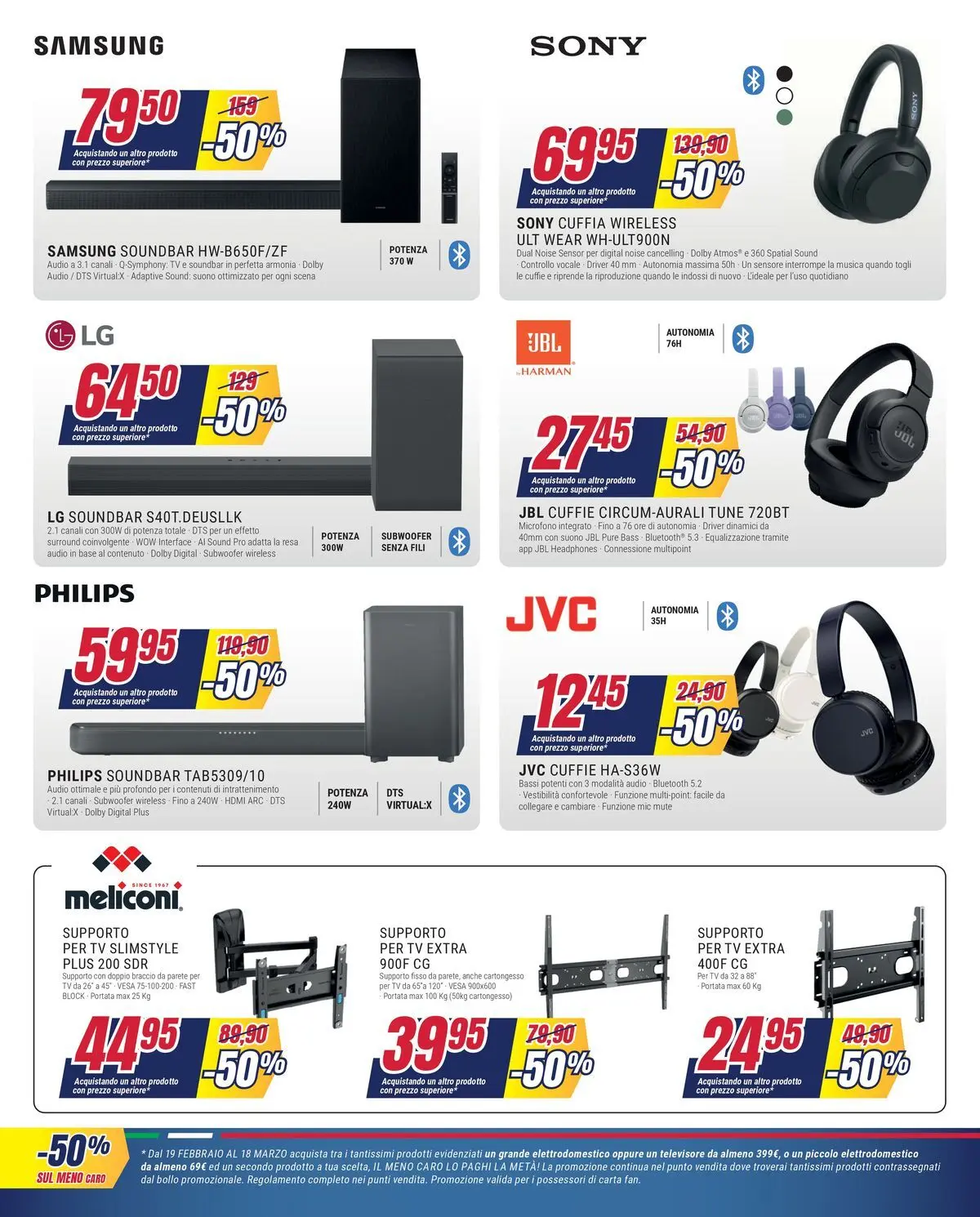 Nuovo Offerte - Il meno caro lo paghi la metà da Trony! dal 19/02/2026 > offerte anteprima 🛍️ | Pagina: 19 | Prodotti: TV, Audio, Microfono, Samsung