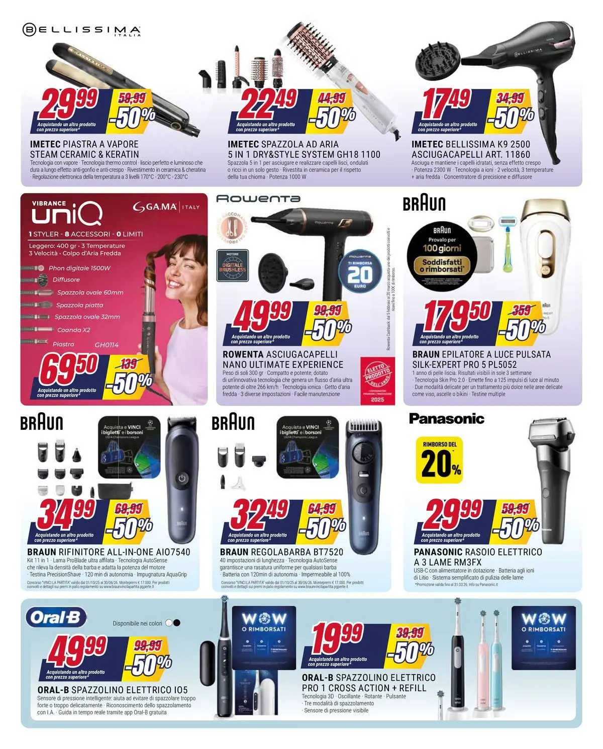 Nuovo Offerte - Il meno caro lo paghi la metà da Trony! dal 19/02/2026 > offerte anteprima 🛍️ | Pagina: 25 | Prodotti: Rasoio, Regolabarba, Spazzolino, Bikini